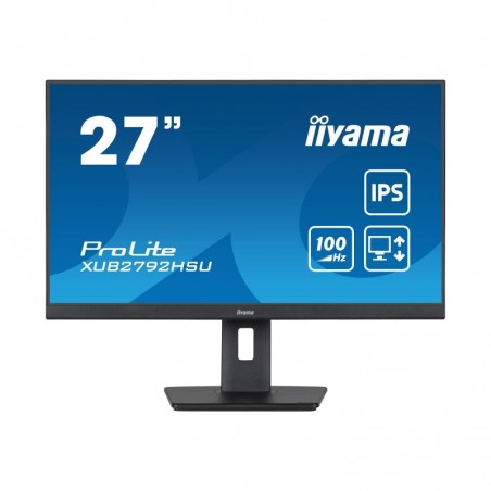 IIYAMA XUB2792HSU-B6 27inch ETE IPS-panel FHD 100Hz 250cd/m2 0.4ms HDMI DP Speakers 15cm Height Adj. Stand (P) IIYAMA XUB2792HSU-B6 27inch ETE IPS-panel FHD 100Hz 250cd/m2 0.4ms HDMI DP Speakers 15cm Height Adj. Stand (P)