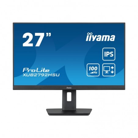 IIYAMA XUB2792HSU-B6 27inch ETE IPS-panel FHD 100Hz 250cd/m2 0.4ms HDMI DP Speakers 15cm Height Adj. Stand (P) IIYAMA XUB2792HSU-B6 27inch ETE IPS-panel FHD 100Hz 250cd/m2 0.4ms HDMI DP Speakers 15cm Height Adj. Stand (P)
