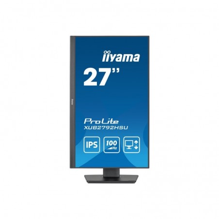 IIYAMA XUB2792HSU-B6 27inch ETE IPS-panel FHD 100Hz 250cd/m2 0.4ms HDMI DP Speakers 15cm Height Adj. Stand (P) IIYAMA XUB2792HSU-B6 27inch ETE IPS-panel FHD 100Hz 250cd/m2 0.4ms HDMI DP Speakers 15cm Height Adj. Stand (P)