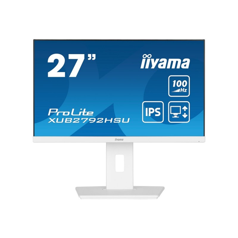 IIYAMA XUB2792HSU-W6 27inch ETE IPS FHD 100Hz 250cd/m2 0.4ms HDMI DP 4xUSB 3.2 FreeSync Speakers 15cm Height Adj. White (P) IIYAMA XUB2792HSU-W6 27inch ETE IPS FHD 100Hz 250cd/m2 0.4ms HDMI DP 4xUSB 3.2 FreeSync Speakers 15cm Height Adj. White (P)