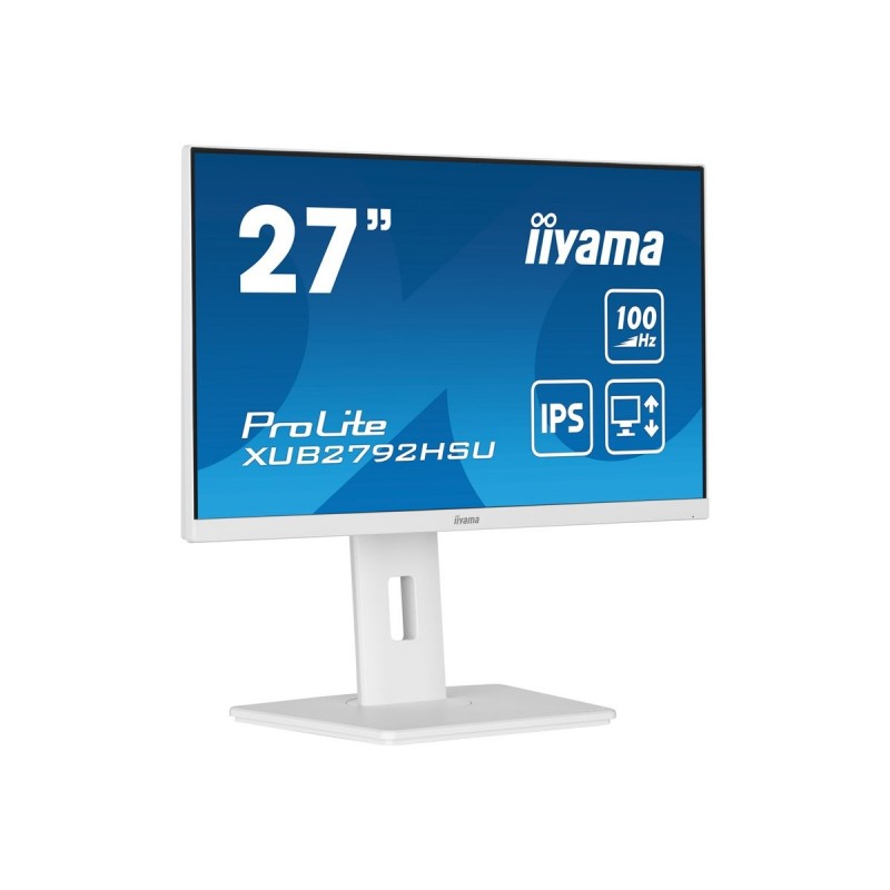 IIYAMA XUB2792HSU-W6 27inch ETE IPS FHD 100Hz 250cd/m2 0.4ms HDMI DP 4xUSB 3.2 FreeSync Speakers 15cm Height Adj. White (P) IIYAMA XUB2792HSU-W6 27inch ETE IPS FHD 100Hz 250cd/m2 0.4ms HDMI DP 4xUSB 3.2 FreeSync Speakers 15cm Height Adj. White (P)