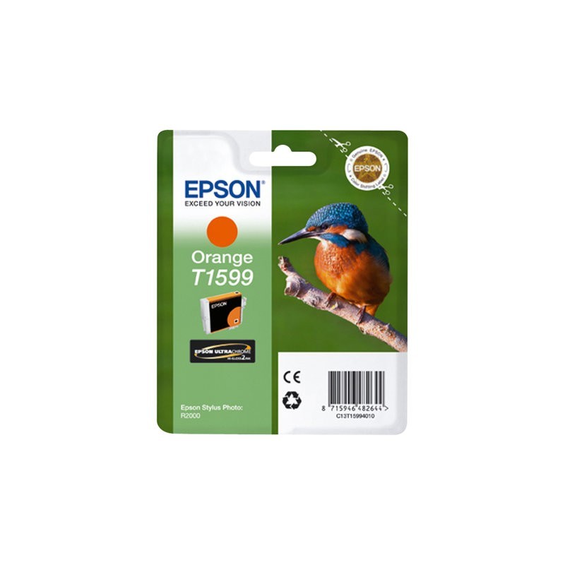 EPSON C13T15994010 Tusz Epson T1599 orange 17ml Stylus photo R2000 EPSON C13T15994010 Tusz Epson T1599 orange 17ml Stylus photo R2000