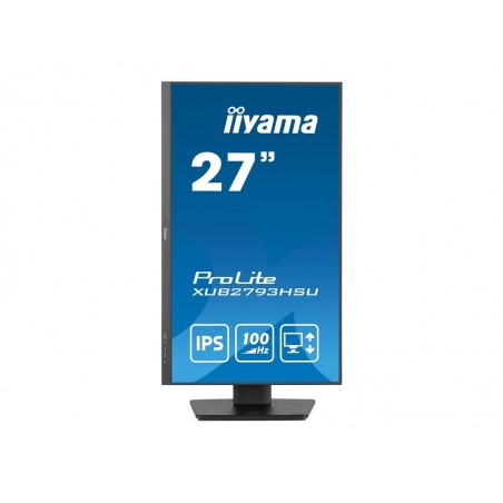 IIYAMA XUB2793HSU-B6 27inch ETE IPS-panel FHD 100Hz 250cd/m2 1ms Speakers HDMI DP 15cm Height Adj. Stand Pivot (P) IIYAMA XUB2793HSU-B6 27inch ETE IPS-panel FHD 100Hz 250cd/m2 1ms Speakers HDMI DP 15cm Height Adj. Stand Pivot (P)