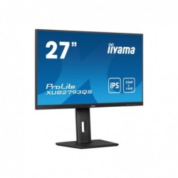 IIYAMA XUB2793QS-B6 27inch IPS QHD 100Hz FreeSync 250cd/m2 1ms HDMI DP Speakers 15cm Height Adj Stand (P) IIYAMA XUB2793QS-B6 27inch IPS QHD 100Hz FreeSync 250cd/m2 1ms HDMI DP Speakers 15cm Height Adj Stand (P)