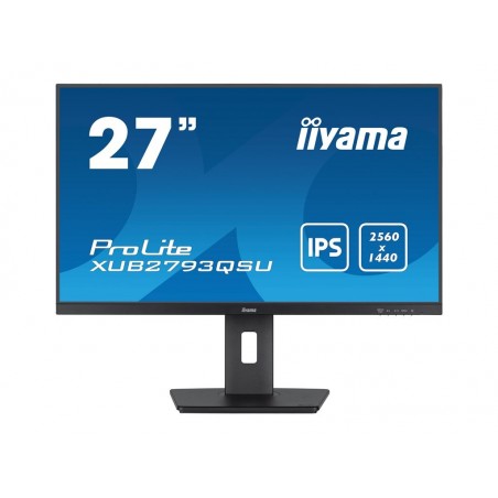 IIYAMA XUB2793QSU-B7 27inch IPS QHD 100Hz 300cd/m2 1ms HDMI DP 2xUSB 3.2 Speakers 15cm Height Adj. Stand (P) IIYAMA XUB2793QSU-B7 27inch IPS QHD 100Hz 300cd/m2 1ms HDMI DP 2xUSB 3.2 Speakers 15cm Height Adj. Stand (P)