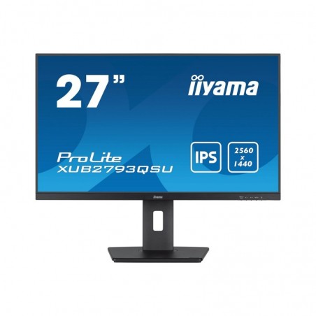 IIYAMA XUB2793QSU-B7 27inch IPS QHD 100Hz 300cd/m2 1ms HDMI DP 2xUSB 3.2 Speakers 15cm Height Adj. Stand (P) IIYAMA XUB2793QSU-B7 27inch IPS QHD 100Hz 300cd/m2 1ms HDMI DP 2xUSB 3.2 Speakers 15cm Height Adj. Stand (P)