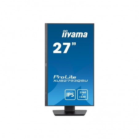 IIYAMA XUB2793QSU-B7 27inch IPS QHD 100Hz 300cd/m2 1ms HDMI DP 2xUSB 3.2 Speakers 15cm Height Adj. Stand (P) IIYAMA XUB2793QSU-B7 27inch IPS QHD 100Hz 300cd/m2 1ms HDMI DP 2xUSB 3.2 Speakers 15cm Height Adj. Stand (P)