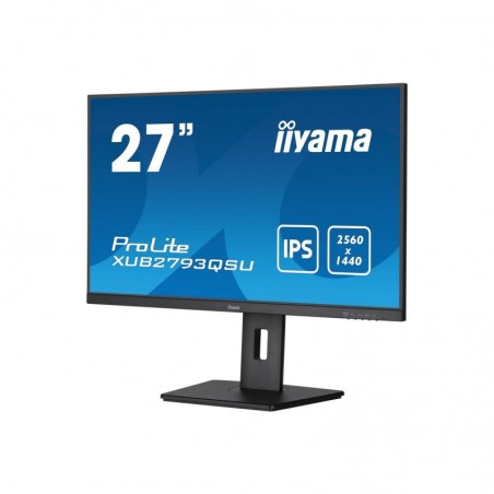 IIYAMA XUB2793QSU-B7 27inch IPS QHD 100Hz 300cd/m2 1ms HDMI DP 2xUSB 3.2 Speakers 15cm Height Adj. Stand (P) IIYAMA XUB2793QSU-B7 27inch IPS QHD 100Hz 300cd/m2 1ms HDMI DP 2xUSB 3.2 Speakers 15cm Height Adj. Stand (P)