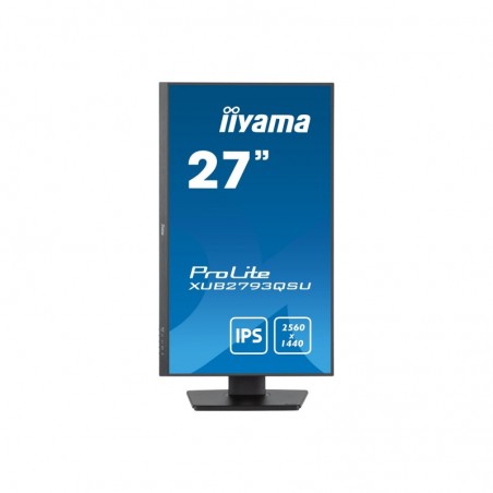 IIYAMA XUB2793QSU-B7 27inch IPS QHD 100Hz 300cd/m2 1ms HDMI DP 2xUSB 3.2 Speakers 15cm Height Adj. Stand (P) IIYAMA XUB2793QSU-B7 27inch IPS QHD 100Hz 300cd/m2 1ms HDMI DP 2xUSB 3.2 Speakers 15cm Height Adj. Stand (P)