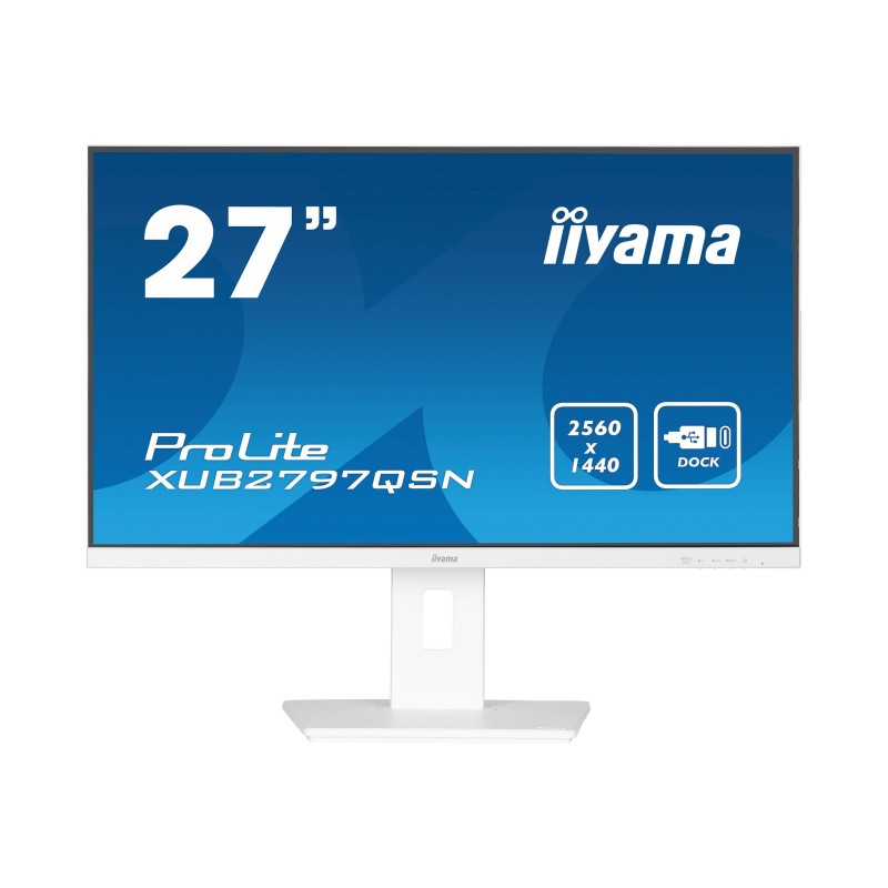 IIYAMA XUB2797QSN-W1 27inch IPS WQHD 100Hz 250cd/m2 1ms HDMI DP Speakers (P) IIYAMA XUB2797QSN-W1 27inch IPS WQHD 100Hz 250cd/m2 1ms HDMI DP Speakers (P)