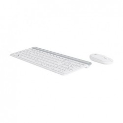 LOGI Slim Wireless Keyboard and Mouse Combo MK470 OFFWHITE (FR)