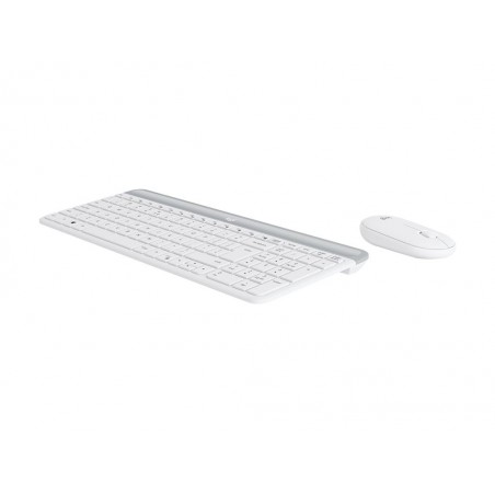 LOGI Slim Wireless Keyboard and Mouse Combo MK470 OFFWHITE (FR)