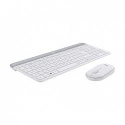LOGI Slim Wireless Keyboard and Mouse Combo MK470 OFFWHITE (FR)