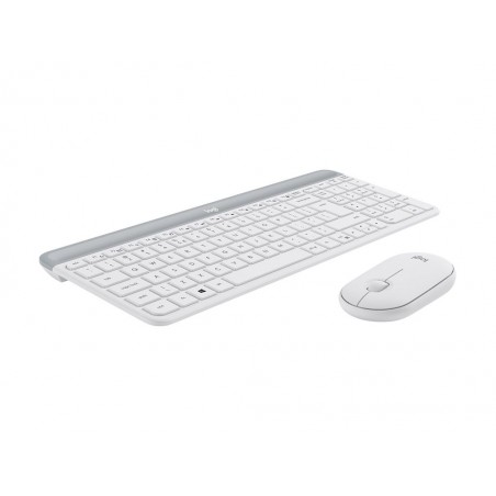 LOGI Slim Wireless Keyboard and Mouse Combo MK470 OFFWHITE (FR)