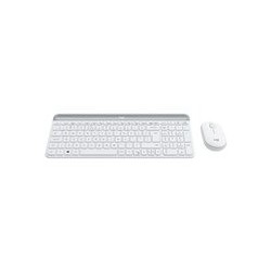 LOGI Slim Wireless Keyboard and Mouse Combo MK470 OFFWHITE (FR)