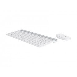 LOGI Slim Wireless Keyboard and Mouse Combo MK470 OFFWHITE (FR)