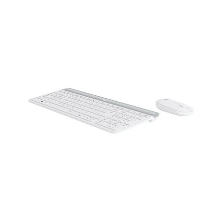 LOGI Slim Wireless Keyboard and Mouse Combo MK470 OFFWHITE (FR)