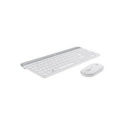 LOGI Slim Wireless Keyboard and Mouse Combo MK470 OFFWHITE (FR)