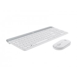 LOGI Slim Wireless Keyboard and Mouse Combo MK470 OFFWHITE (FR)