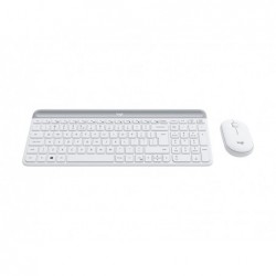 LOGI Slim Wireless Keyboard and Mouse Combo MK470 OFFWHITE (FR)