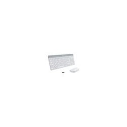 LOGI Slim Wireless Keyboard and Mouse Combo MK470 OFFWHITE (FR)