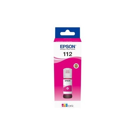 EPSON 112 EcoTank Pigment Magenta ink bottle
