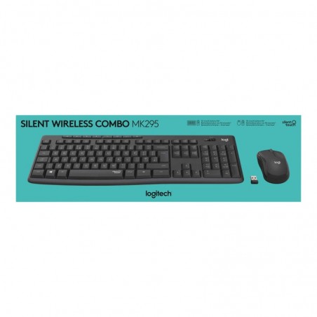LOGITECH MK295 Silent Wireless Combo - GRAPHITE - DEU - CENTRAL