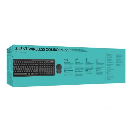 LOGITECH MK295 Silent Wireless Combo - GRAPHITE - DEU - CENTRAL