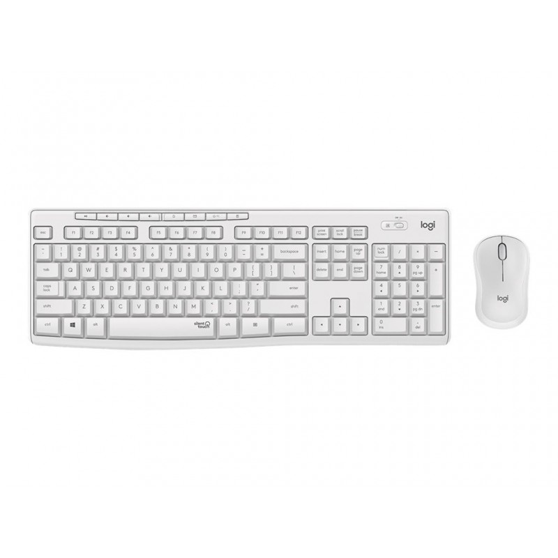 LOGITECH MK295 Silent Wireless Combo - OFF WHITE - DEU - CENTRAL