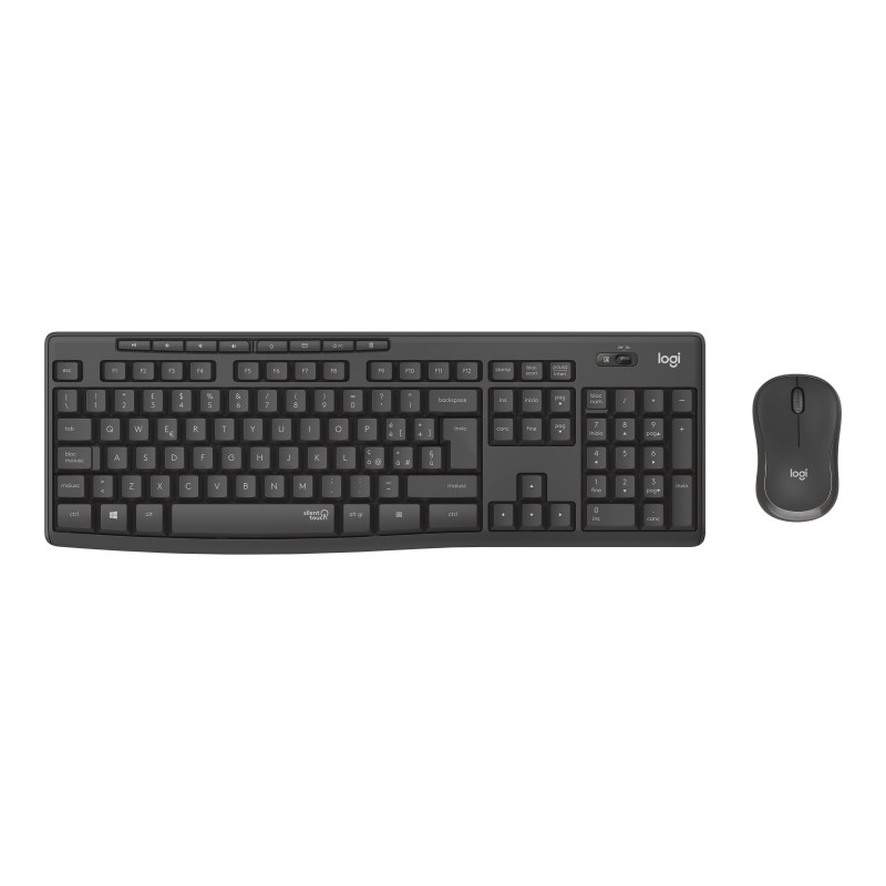 LOGITECH MK295 Silent Wireless Combo - GRAPHITE - FRA - CENTRAL LOGITECH MK295 Silent Wireless Combo - GRAPHITE - FRA - CENTRAL