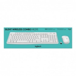 LOGITECH MK295 Silent Wireless Combo - OFF WHITE - FRA - CENTRAL