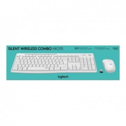 LOGITECH MK295 Silent Wireless Combo - OFF WHITE - FRA - CENTRAL