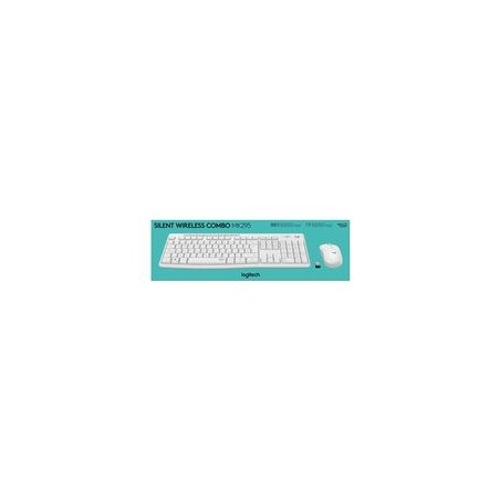 LOGITECH MK295 Silent Wireless Combo - OFF WHITE - FRA - CENTRAL
