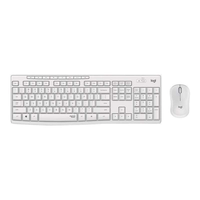 LOGITECH MK295 Silent Wireless Combo - OFF WHITE - FRA - CENTRAL