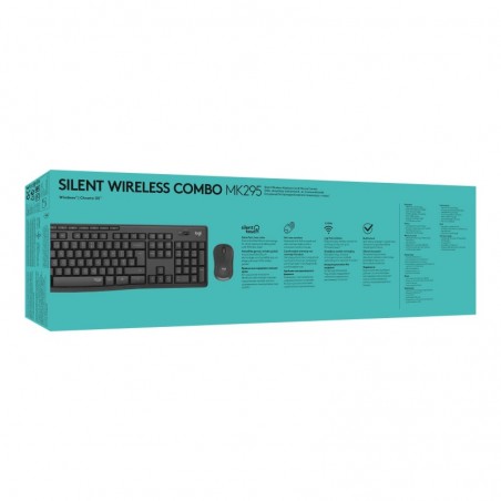 LOGITECH MK295 Silent Wireless Combo - GRAPHITE - CH - CENTRAL LOGITECH MK295 Silent Wireless Combo - GRAPHITE - CH - CENTRAL