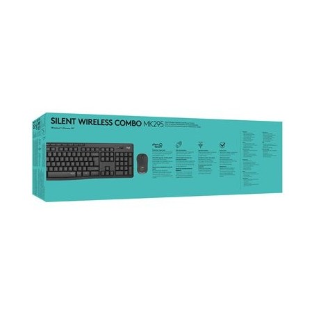 LOGITECH MK295 Silent Wireless Combo - GRAPHITE - CH - CENTRAL LOGITECH MK295 Silent Wireless Combo - GRAPHITE - CH - CENTRAL