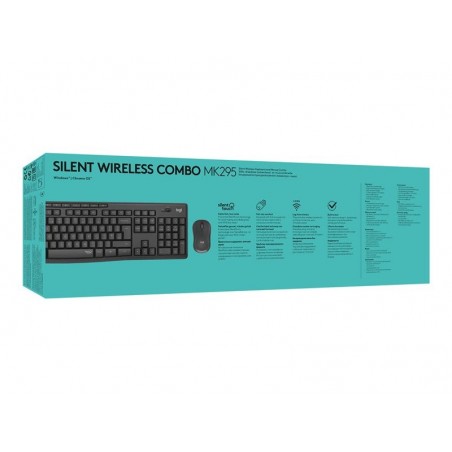 LOGITECH MK295 Silent Wireless Combo - GRAPHITE - CH - CENTRAL LOGITECH MK295 Silent Wireless Combo - GRAPHITE - CH - CENTRAL