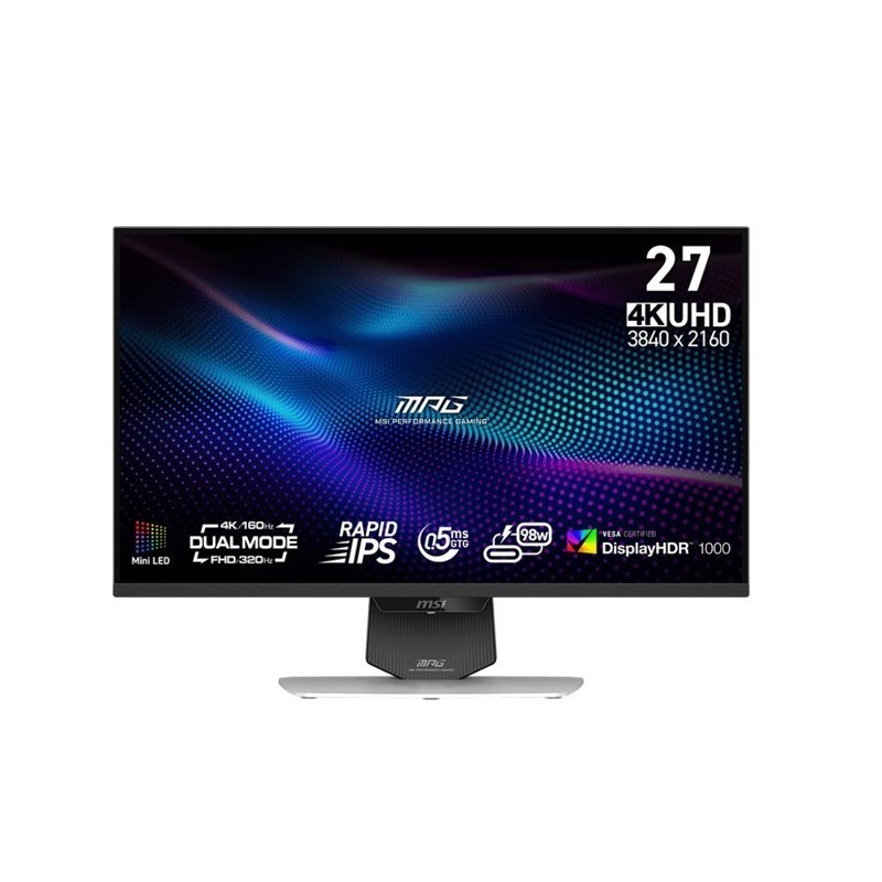 Monitor MPG 274URDFW E16M 27 cali/FHD/320Hz/DualMode/White/PIVOT 