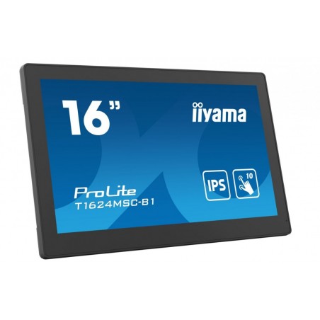 Monitor 15.6 cali T1624MSC-B1 IPS,poj.10pkt.450cd,24/7,media player,6H Monitor 15.6 cali T1624MSC-B1 IPS,poj.10pkt.450cd,24/7,media player,6H