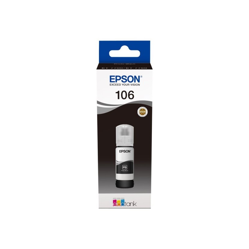 EPSON C13T00R140 Tusz Epson Photo Black 106 EcoTank L7160
