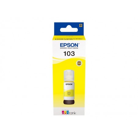 EPSON C13T00S44A Tusz Epson 103 Yellow 65 ml L3150/L31111/L3110 EPSON C13T00S44A Tusz Epson 103 Yellow 65 ml L3150/L31111/L3110