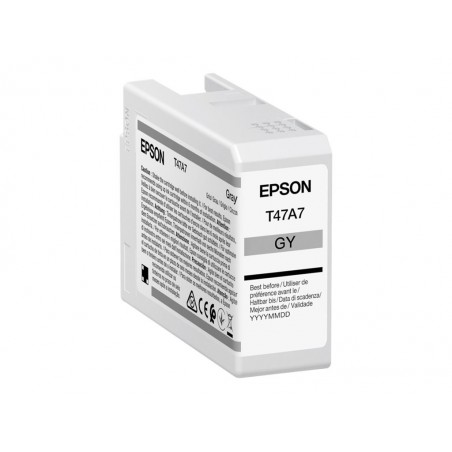 EPSON Singlepack Gray T47A7 UltraChrome Pro 10 ink 50ml EPSON Singlepack Gray T47A7 UltraChrome Pro 10 ink 50ml