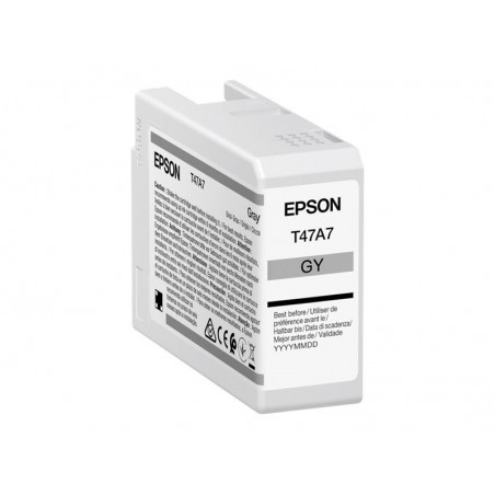 EPSON Singlepack Gray T47A7 UltraChrome Pro 10 ink 50ml EPSON Singlepack Gray T47A7 UltraChrome Pro 10 ink 50ml