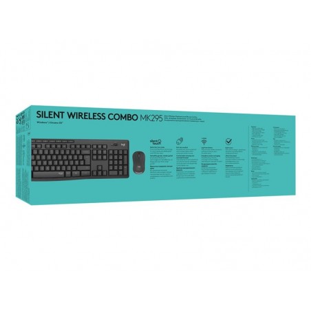 LOGITECH MK295 Silent Wireless Combo - GRAPHITE - ESP - MEDITER