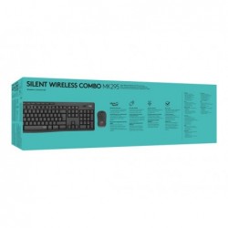 LOGITECH MK295 Silent Wireless Combo - GRAPHITE - ESP - MEDITER