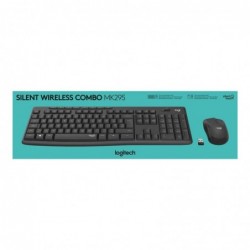 LOGITECH MK295 Silent Wireless Combo - GRAPHITE - ESP - MEDITER
