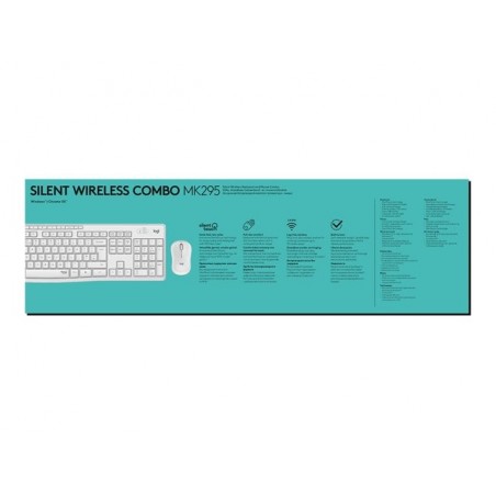 LOGITECH MK295 Silent Wireless Combo - OFF WHITE - ESP - MEDITER LOGITECH MK295 Silent Wireless Combo - OFF WHITE - ESP - MEDITER