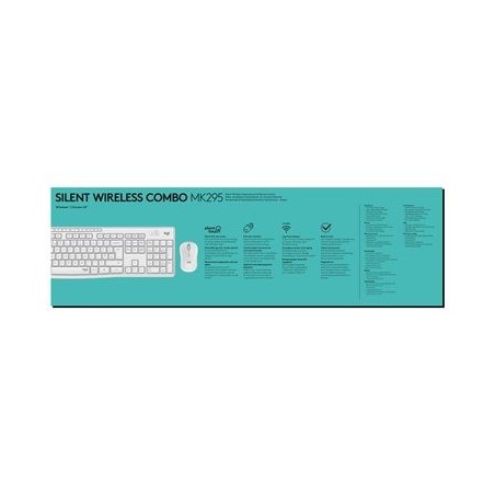 LOGITECH MK295 Silent Wireless Combo - OFF WHITE - ESP - MEDITER LOGITECH MK295 Silent Wireless Combo - OFF WHITE - ESP - MEDITER
