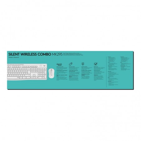 LOGITECH MK295 Silent Wireless Combo - OFF WHITE - ESP - MEDITER LOGITECH MK295 Silent Wireless Combo - OFF WHITE - ESP - MEDITER