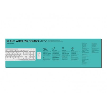 LOGITECH MK295 Silent Wireless Combo - OFF WHITE - ESP - MEDITER LOGITECH MK295 Silent Wireless Combo - OFF WHITE - ESP - MEDITER